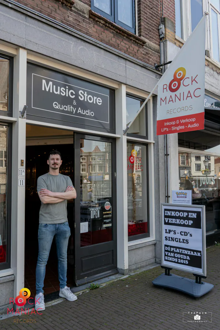 Rock Maniac Records etalage